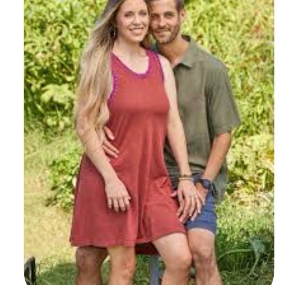 Natural Life Burgundy dress with Pink and Purple Accents could work as tunic too
